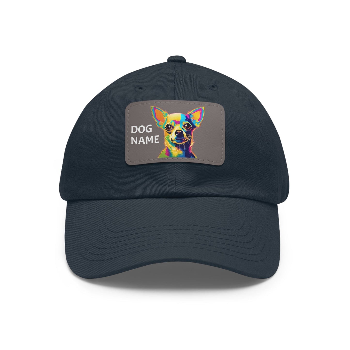 Chihuahua Dog Hat Sportswear Cap Chihuahua Cap Chihuahua Hat Chihuahua Dog Cap Pop Art Hat Dad Hat with Patch (Rectangle) Baseball Cap Custom Hat Flashlander