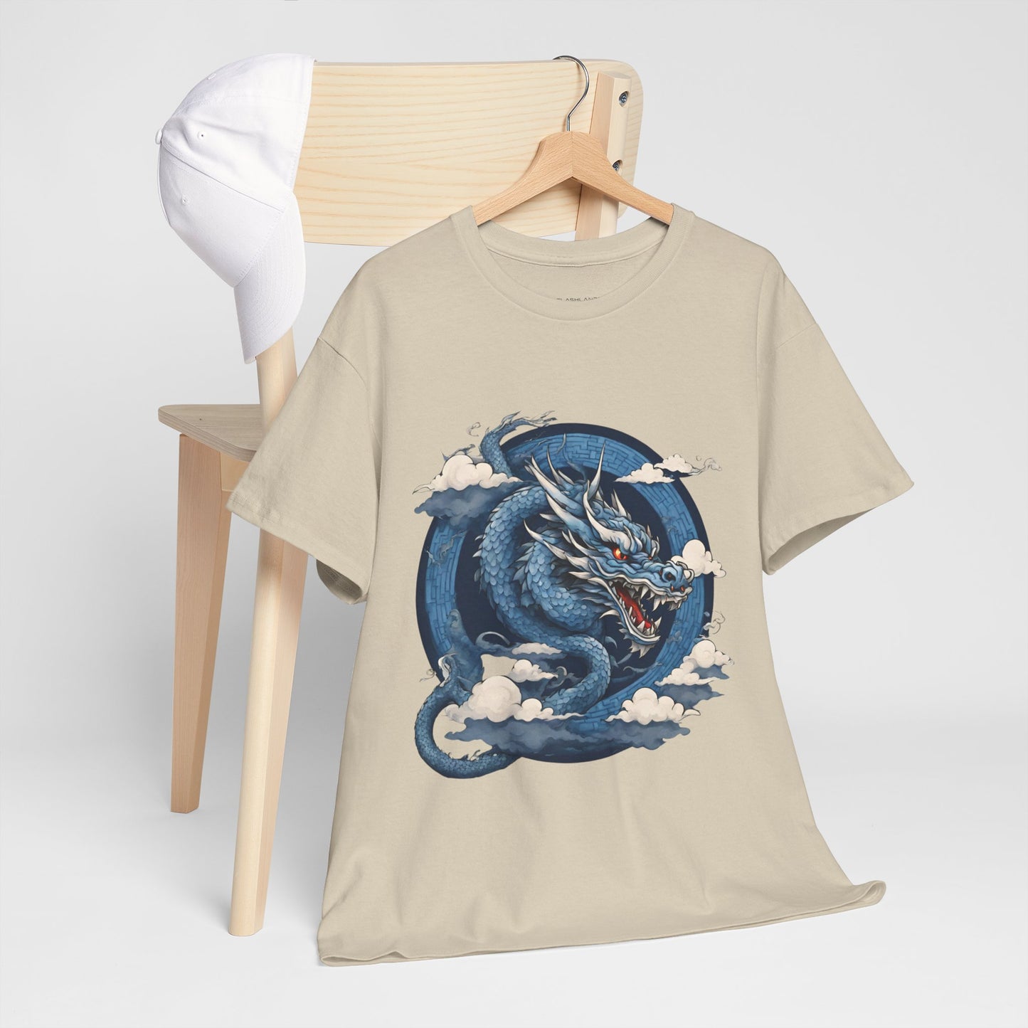 Dragon bleu japonais - T-shirt de sport Flashlander