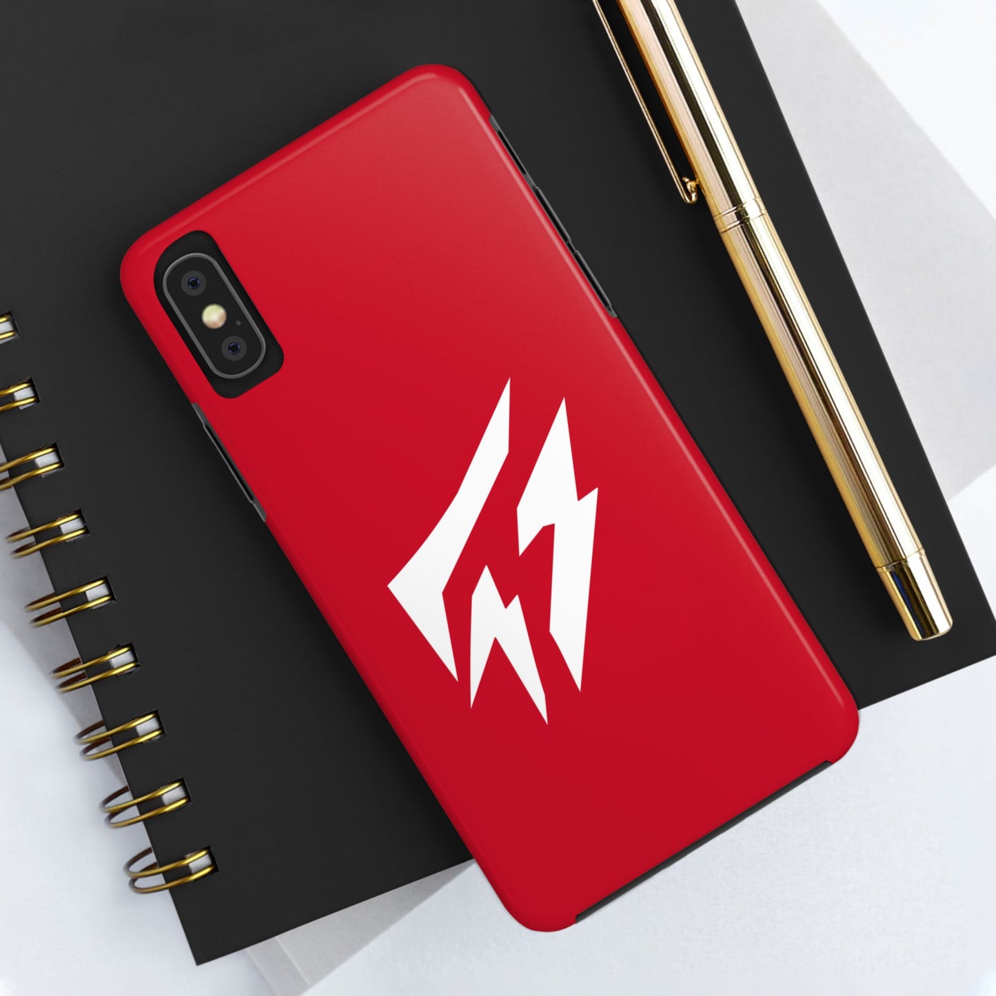 Flashlander Thunders Tough Phone Cases for all Iphone and Samsung Galaxy Dark Red