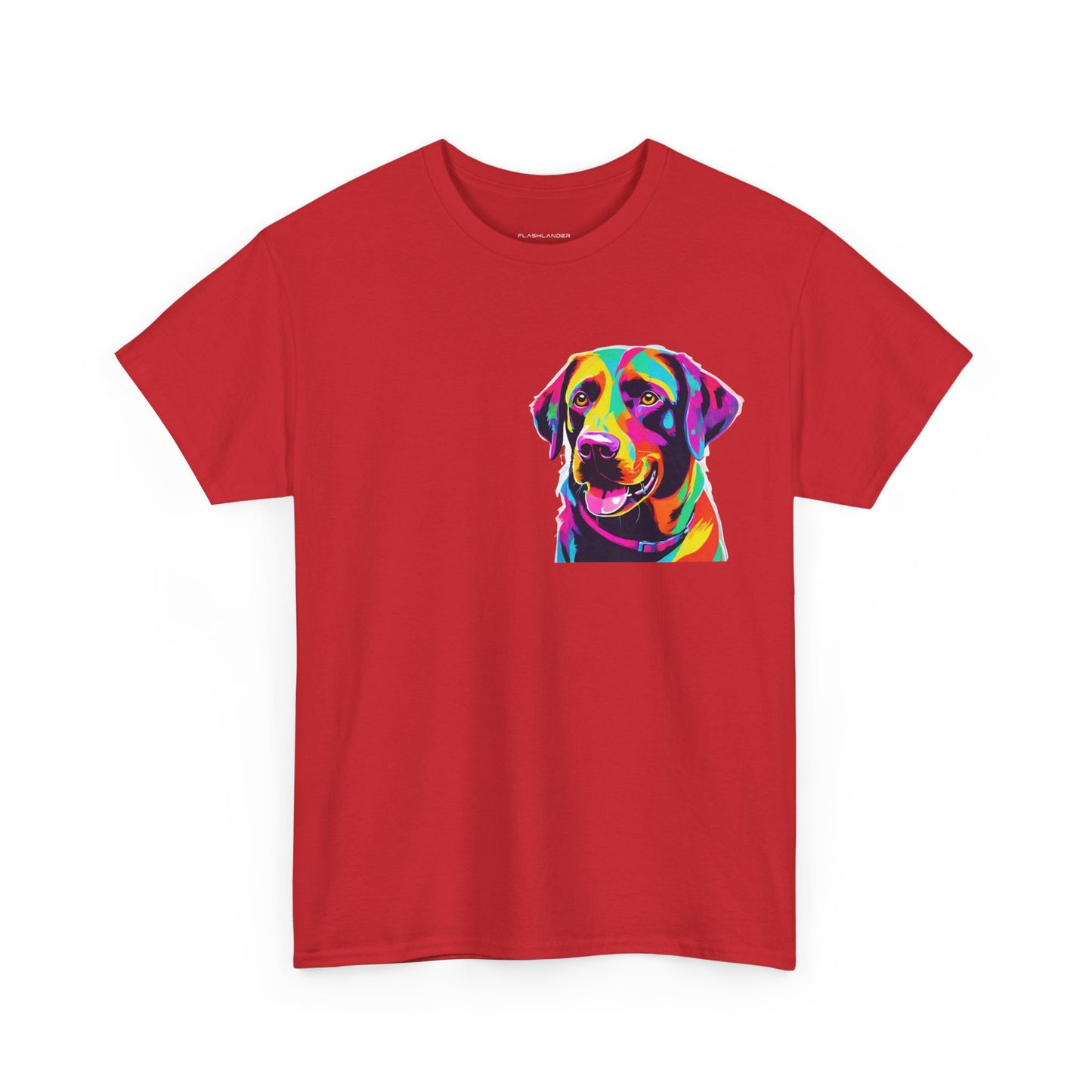 Pop Art Lab Dog in the Heart Flashlander Gym Shirt