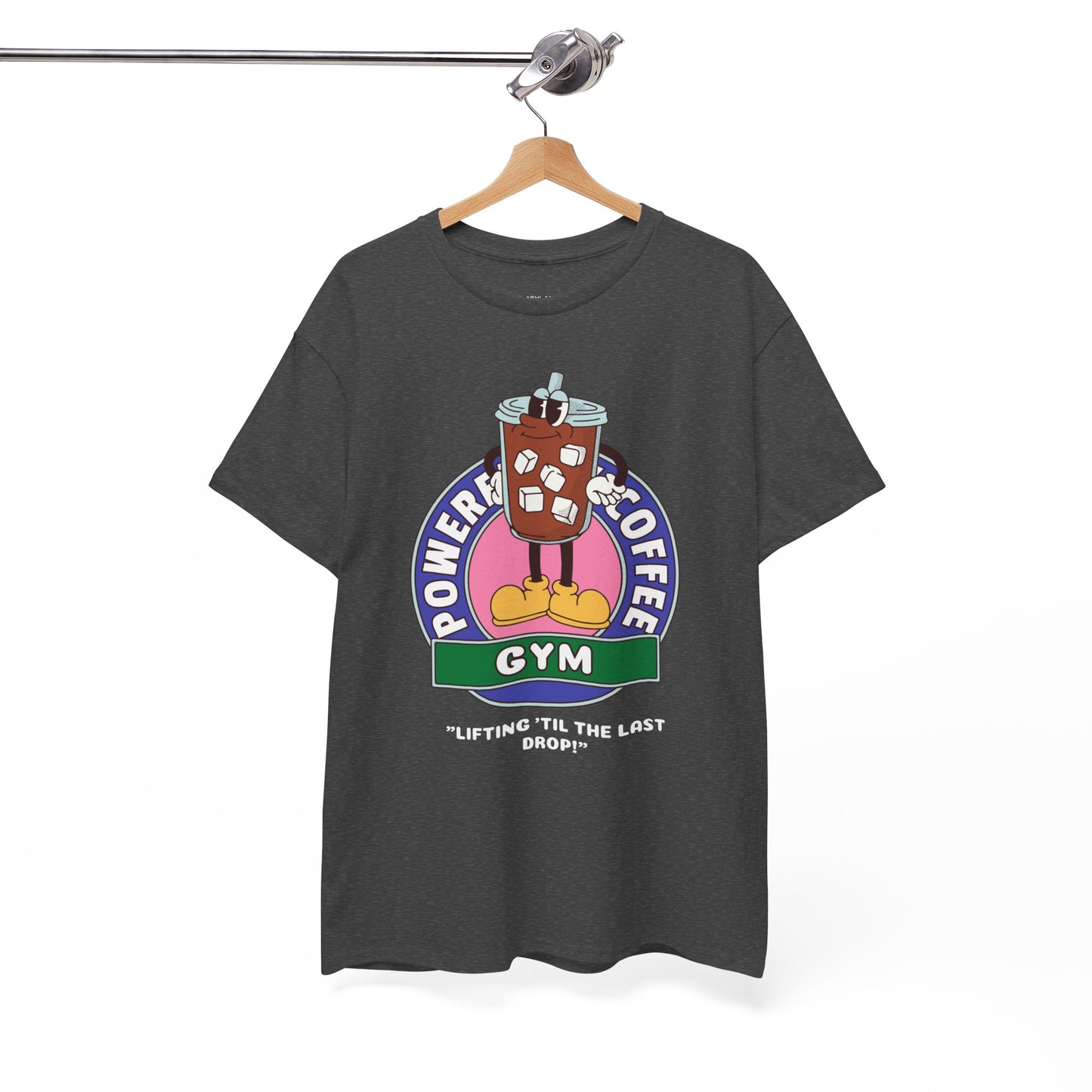 Power By Coffee Lifting 'Til The Last Drop   - Flashlander Gym Shirt