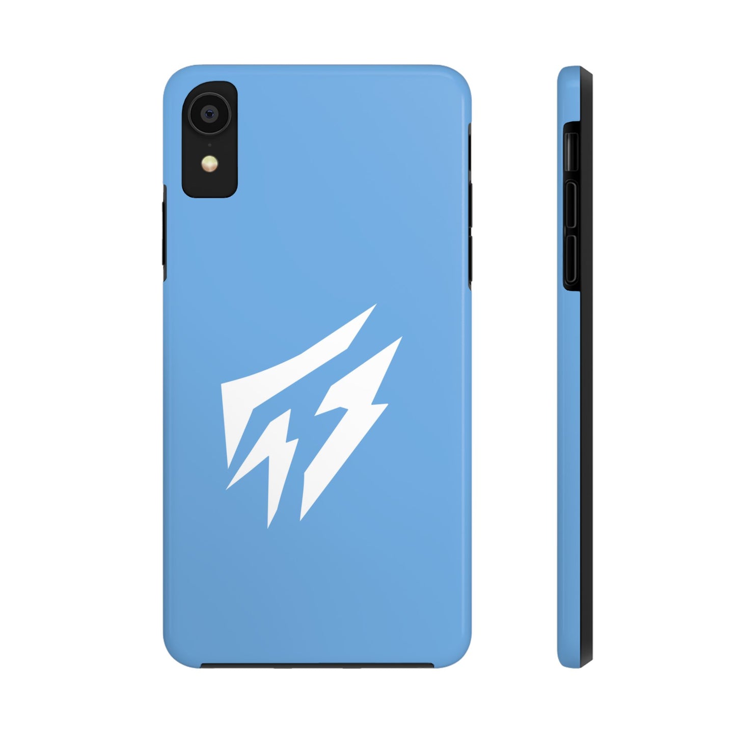 Flashlander Thunders Tough Phone Cases for all Iphone and Samsung Galaxy Light Blue