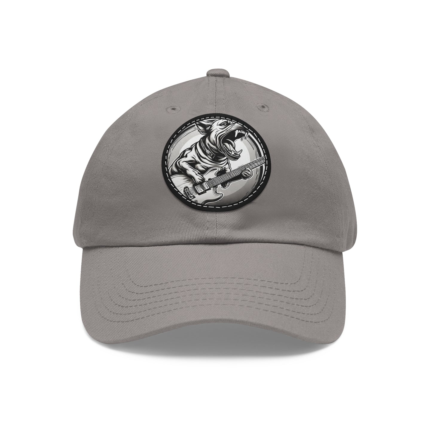 Guitar Dog Hat Sportswear Cap Guitar Dog Cap Dog Guitar Hat Dog Guitar Hat Hat Dad Hat with Patch (Round) Baseball Cap Dog Hat Rock Dog Hat Custom Hat Flashlander