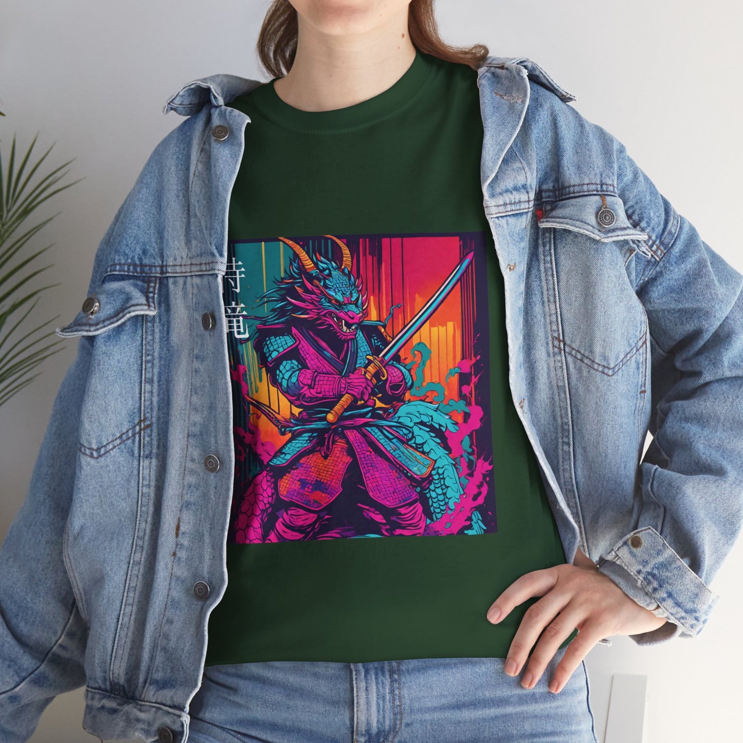 Dragon Samurai Pop Art - Flashlander Gym Shirt