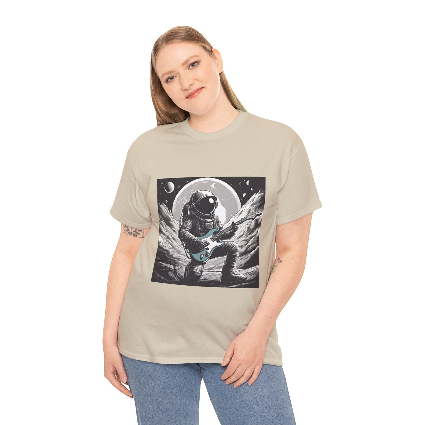 Galactic Jam Rockstar Astronaut Flashlander Gym Shirt