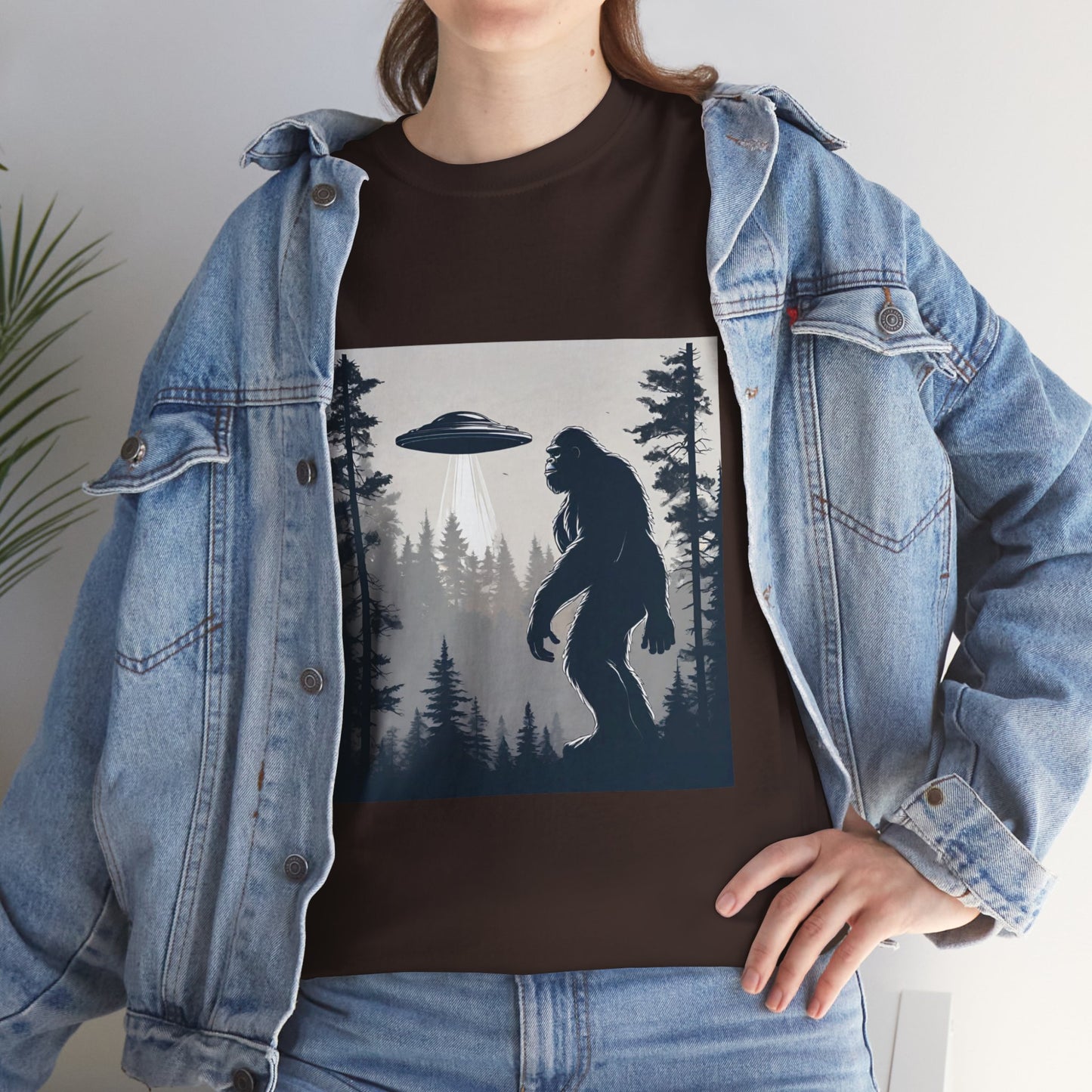 Sasquatch rencontre Bigfoot et OVNI - T-shirt de sport Flashlander