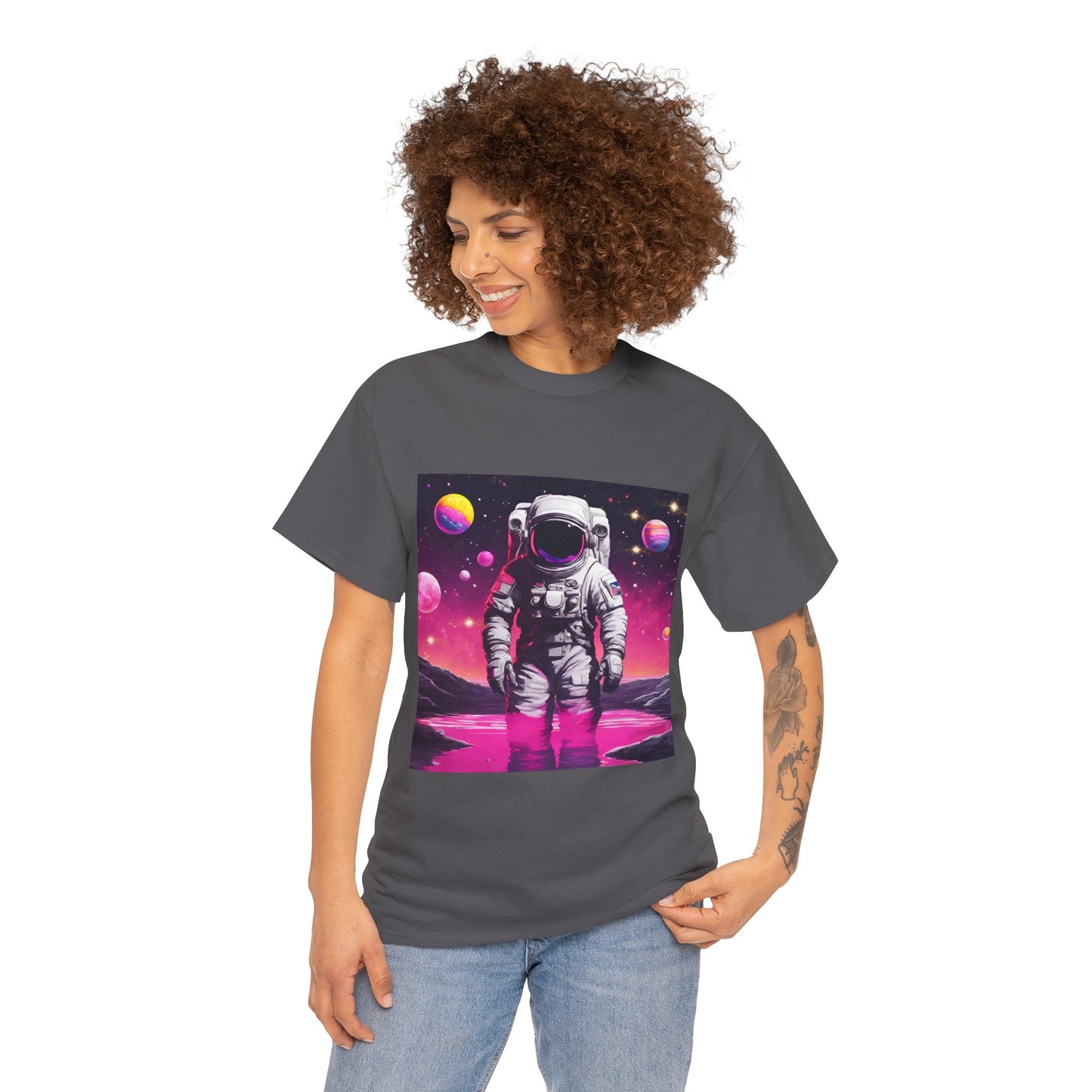 Astronaut Exploring New Worlds Flashlander Gym Shirt