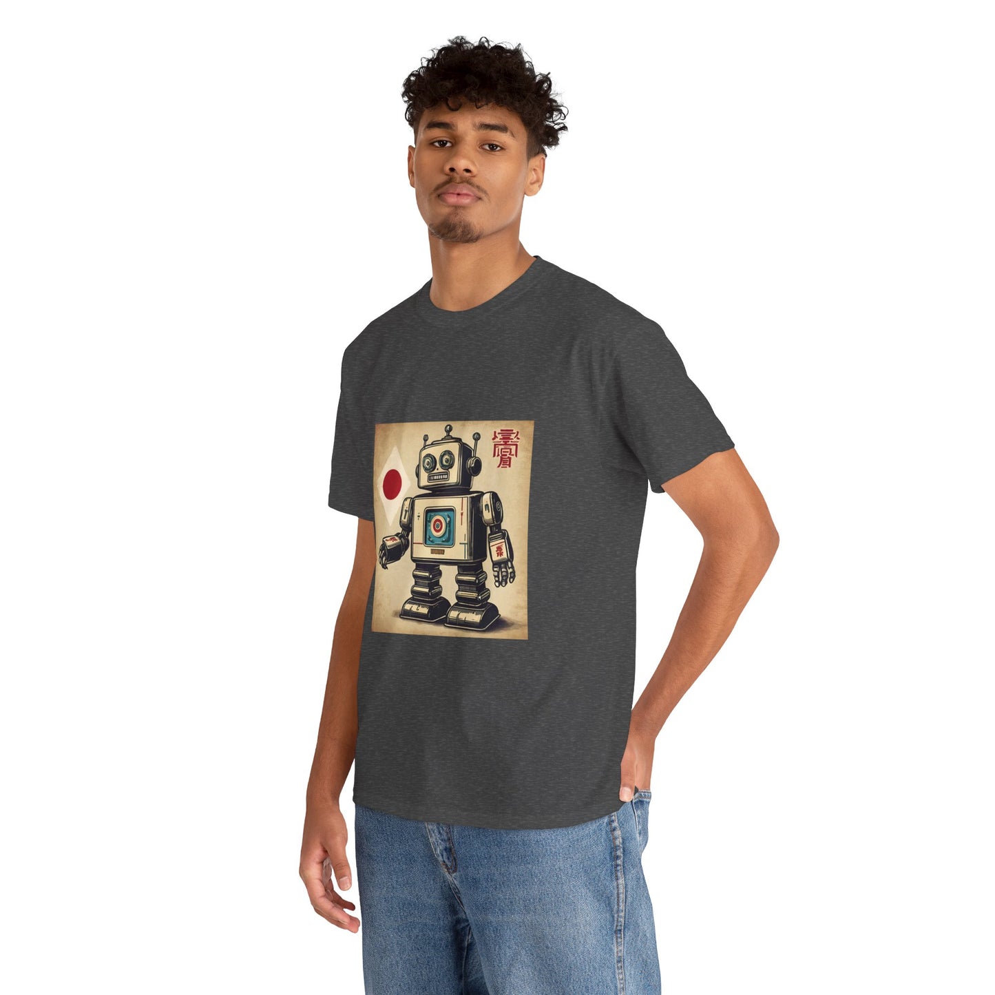 Camiseta deportiva con diseño de robot japonés vintage - Flashlander