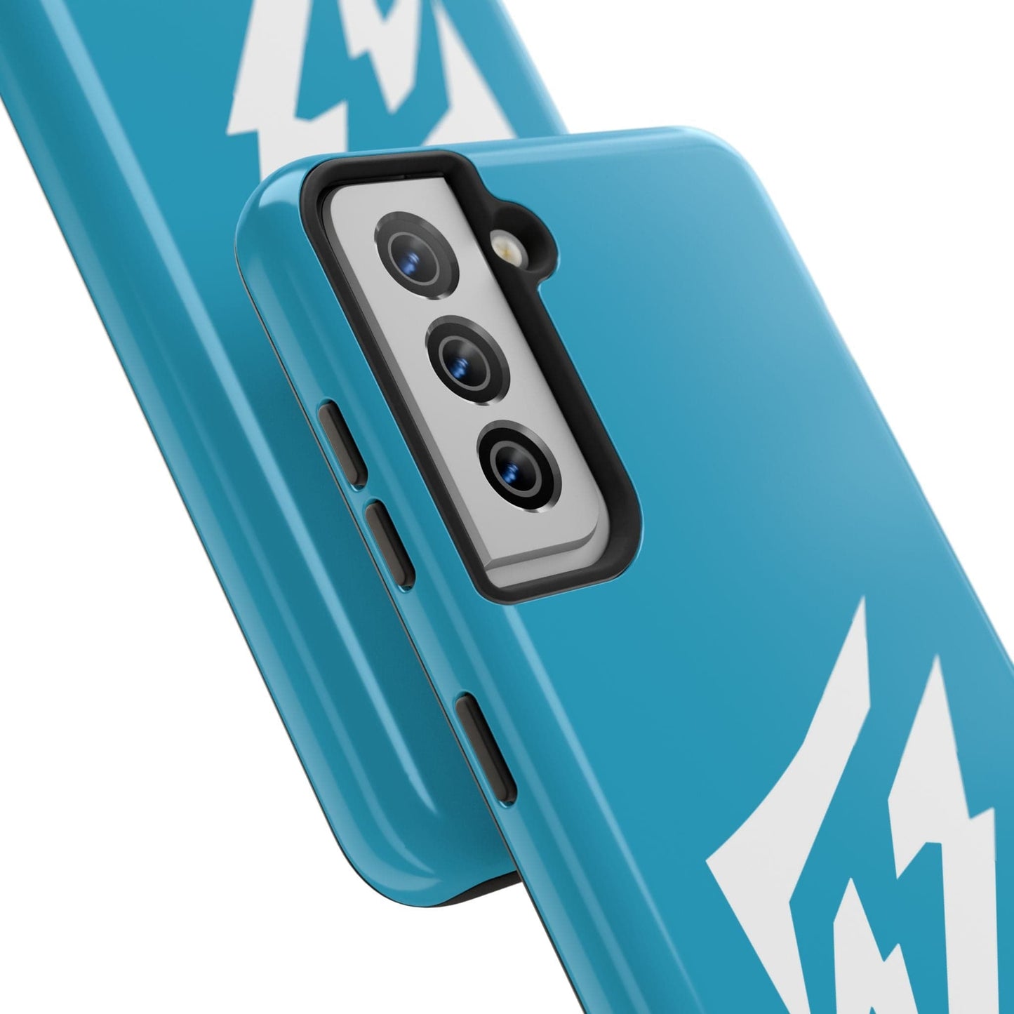 Flashlander Thunders Tough Phone Cases for all Iphone and Samsung Galaxy Blue Aqua Turquoise