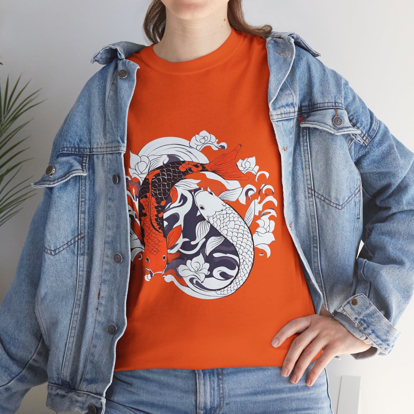 Yin Yang Japanese Koi Fish Flashlander Gym Shirt