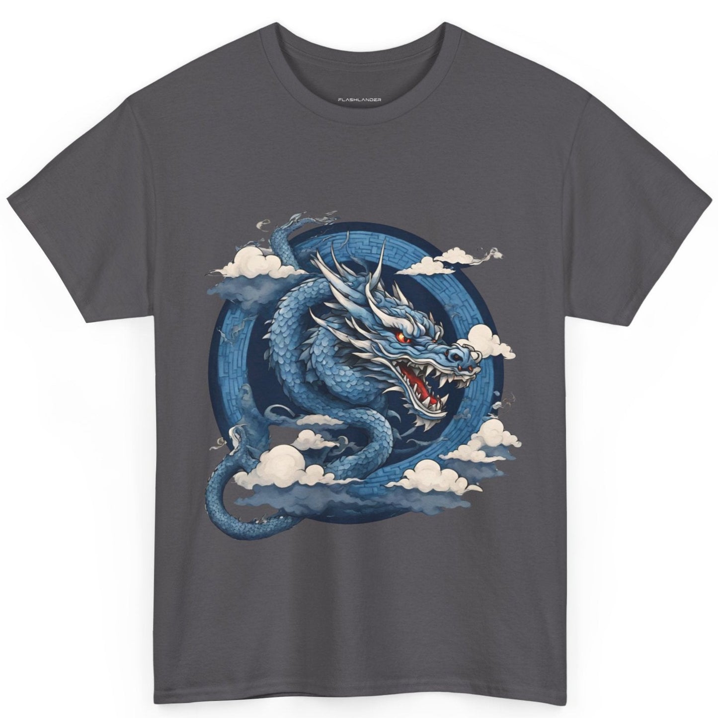 Dragon bleu japonais - T-shirt de sport Flashlander