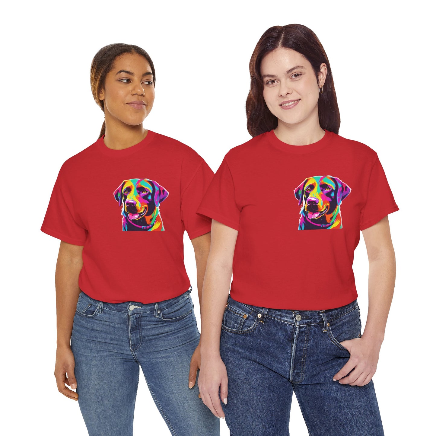 Pop Art Lab Dog in the Heart Flashlander Gym Shirt