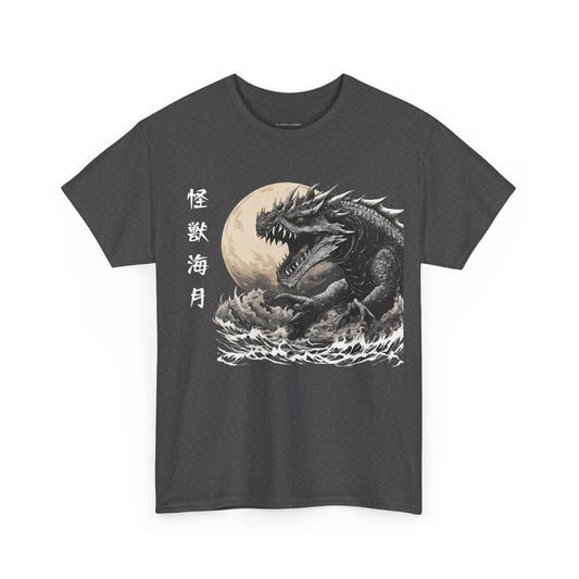 Kraken Sea Monster emerge camiseta de amenaza iluminada por la luna Flashlander