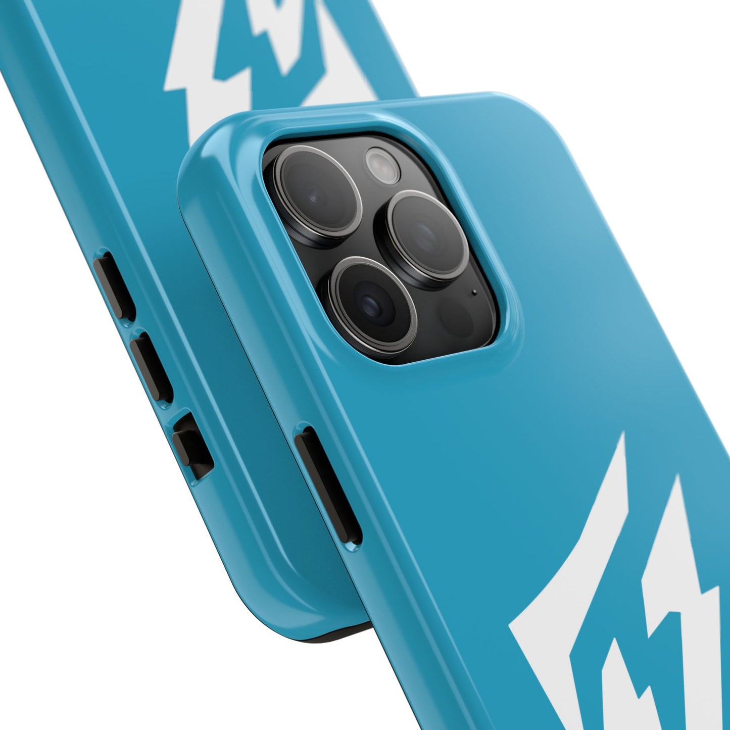 Flashlander Thunders Tough Phone Cases for all Iphone and Samsung Galaxy Blue Aqua Turquoise