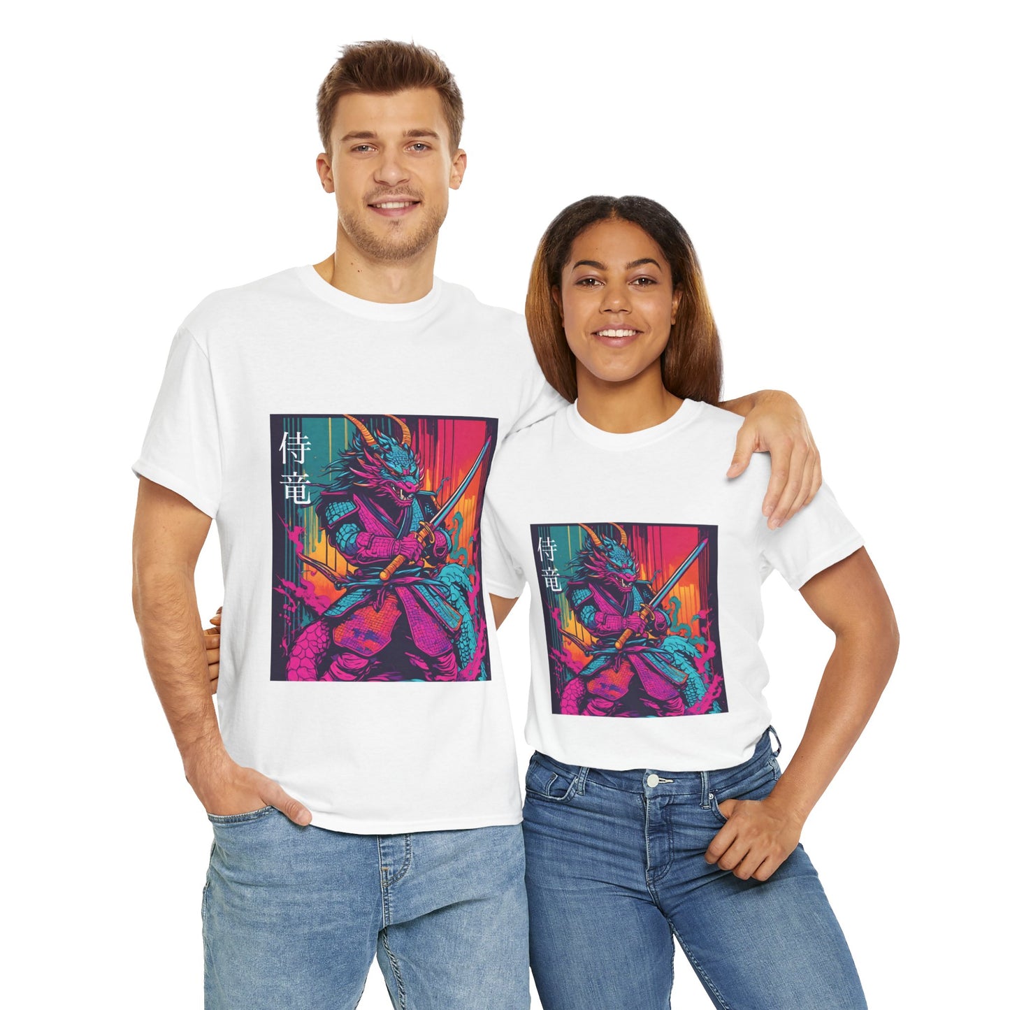 Dragon Samurai Pop Art - Flashlander Gym Shirt