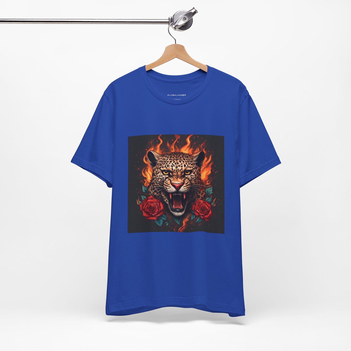 Leopard Flames Flashlander Gym Shirt