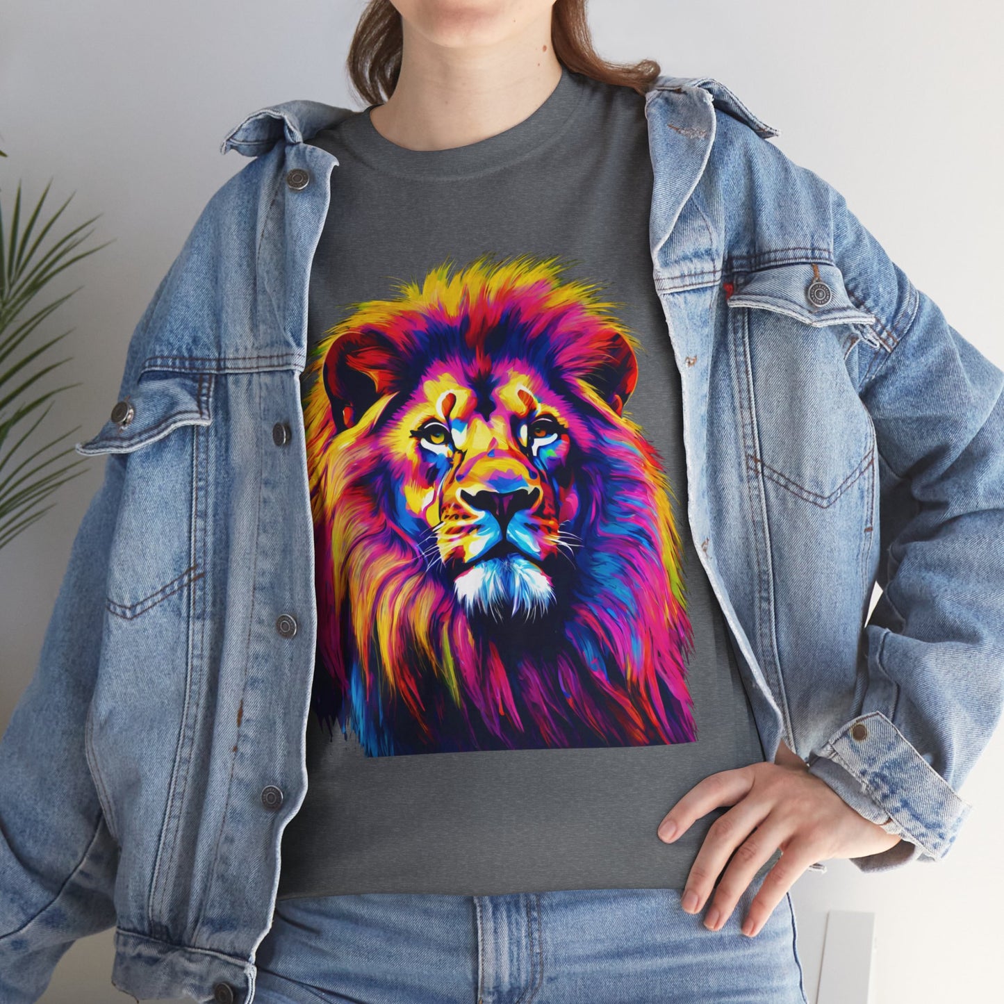 Lion Art Pop T-Shirt Flashlander