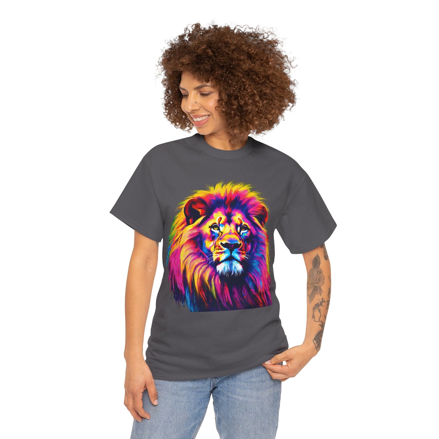 Lion Art Pop T-Shirt Flashlander