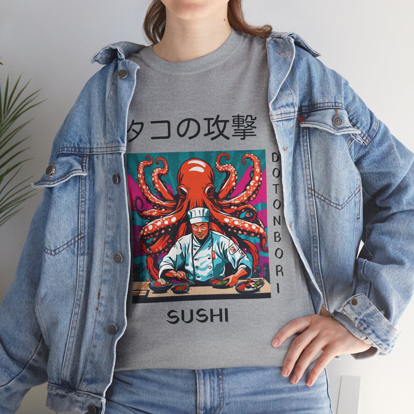 Octopus Escape Sushi Chef - Flashlander Gym Shirt