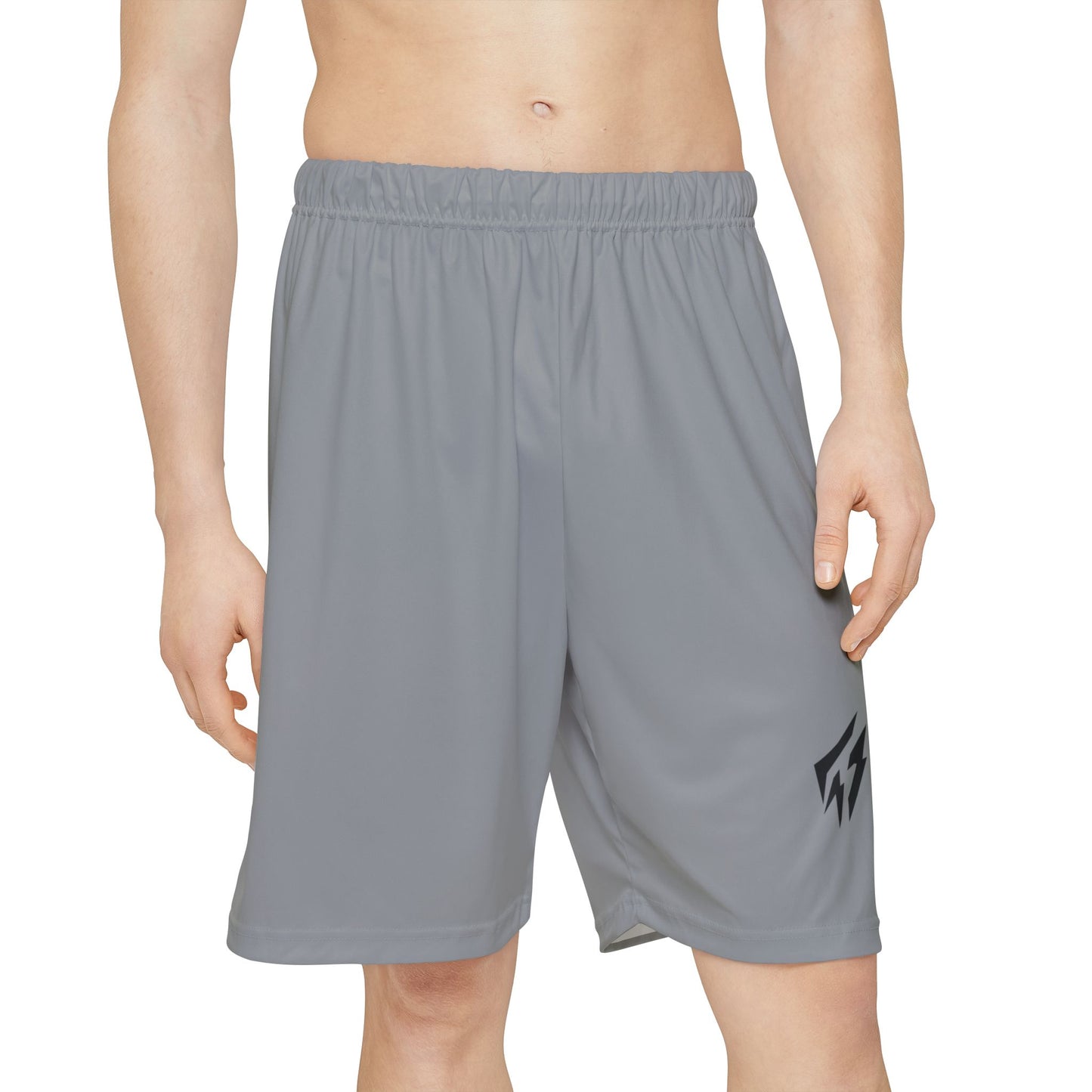 Flashlander ALG Performance Men’s Sports Shorts (AOP) Grey