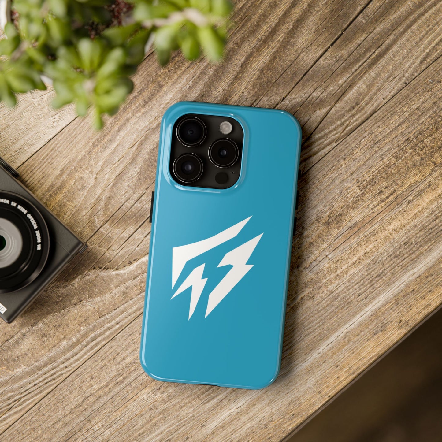 Flashlander Thunders Tough Phone Cases for all Iphone and Samsung Galaxy Blue Aqua Turquoise