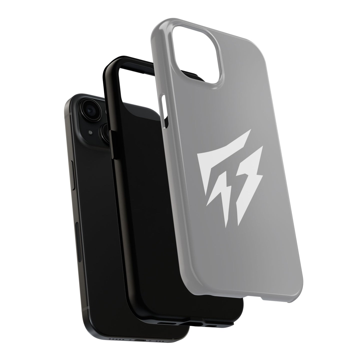 Flashlander Thunders Tough Phone Cases for all Iphone and Samsung Galaxy Grey