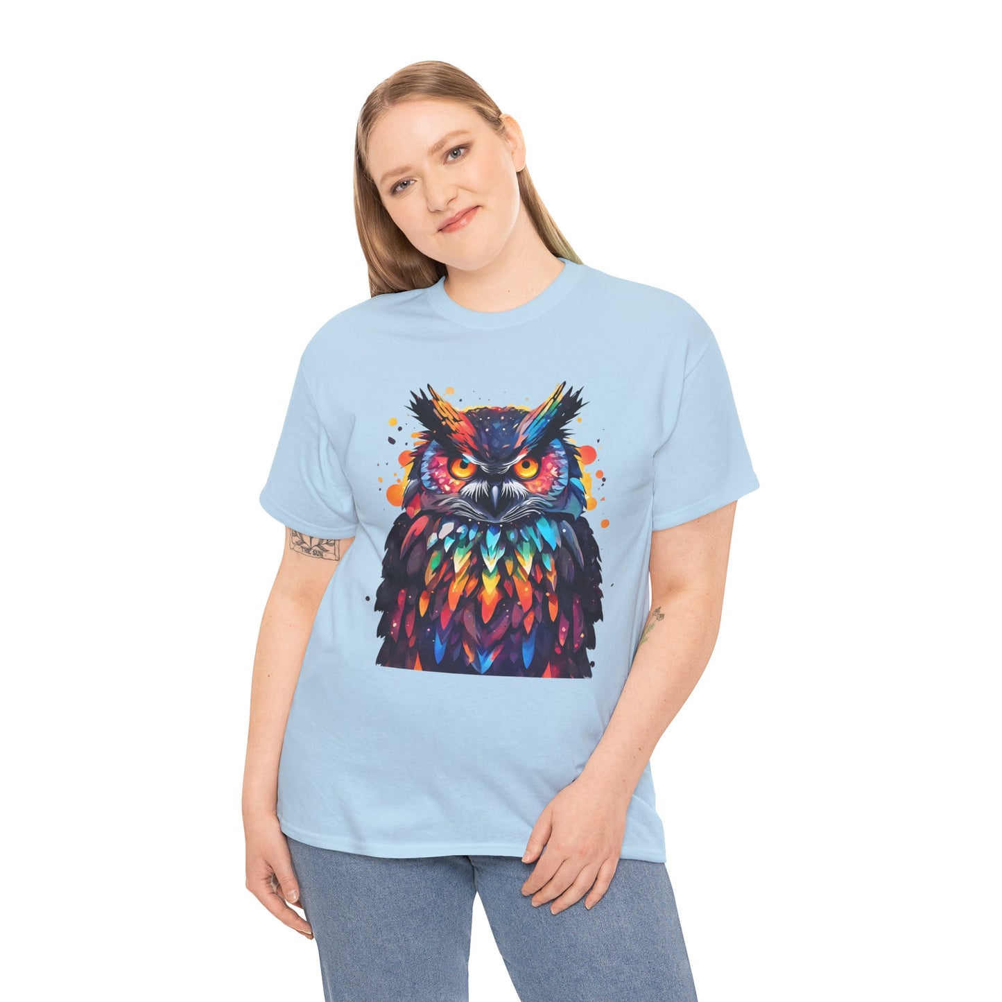 Owl Feathered Symphony Flashlander Gym Shirt