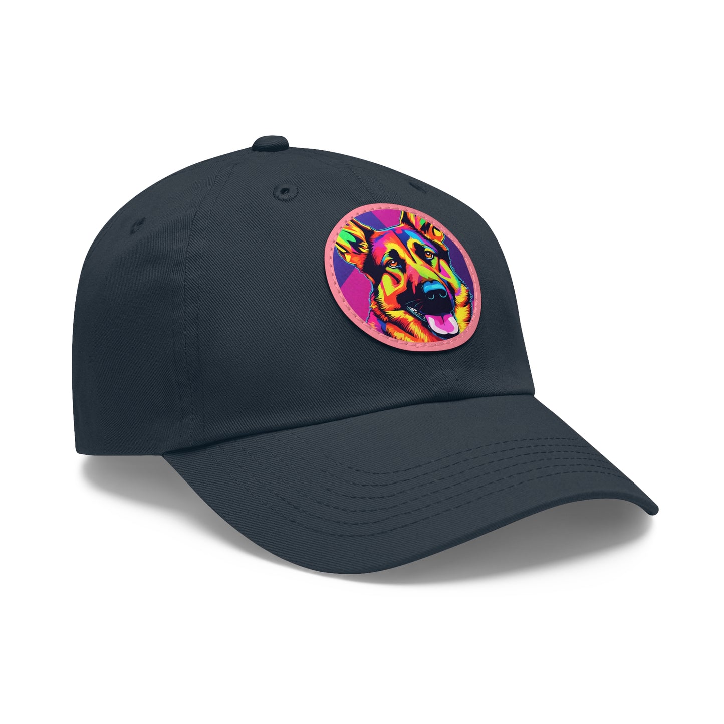 German Shepherd Dog Hat Sportswear Hat German Shepherd Dog Cap German Shepherd Dog Art Pop Hat Dad Hat with Patch (Round) Baseball Cap Pop Art Dog Hap Custom Cap Flashlander