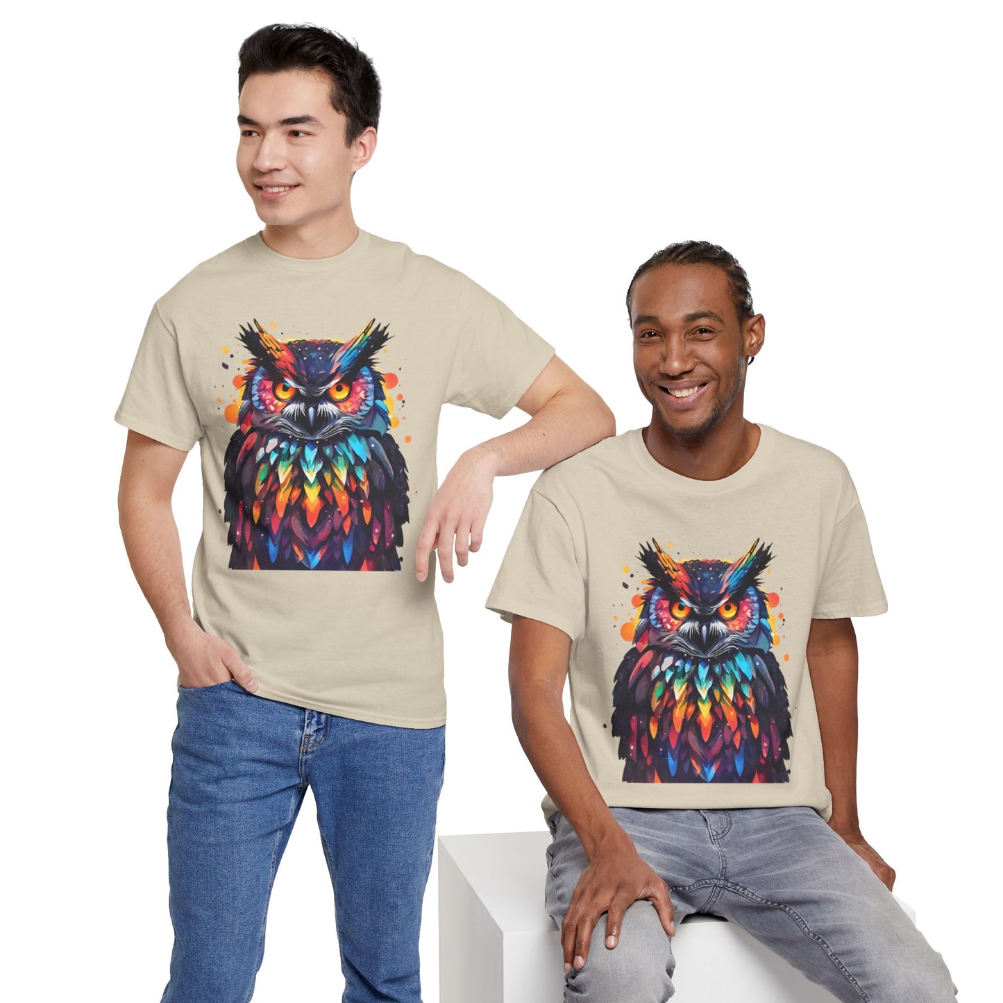 Owl Feathered Symphony Flashlander Gym Shirt