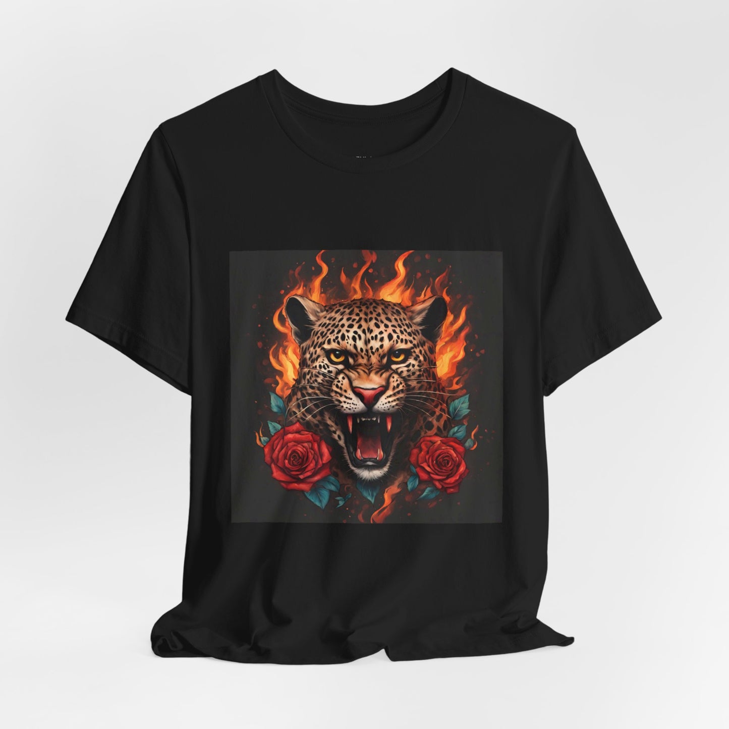 Leopard Flames Flashlander Gym Shirt