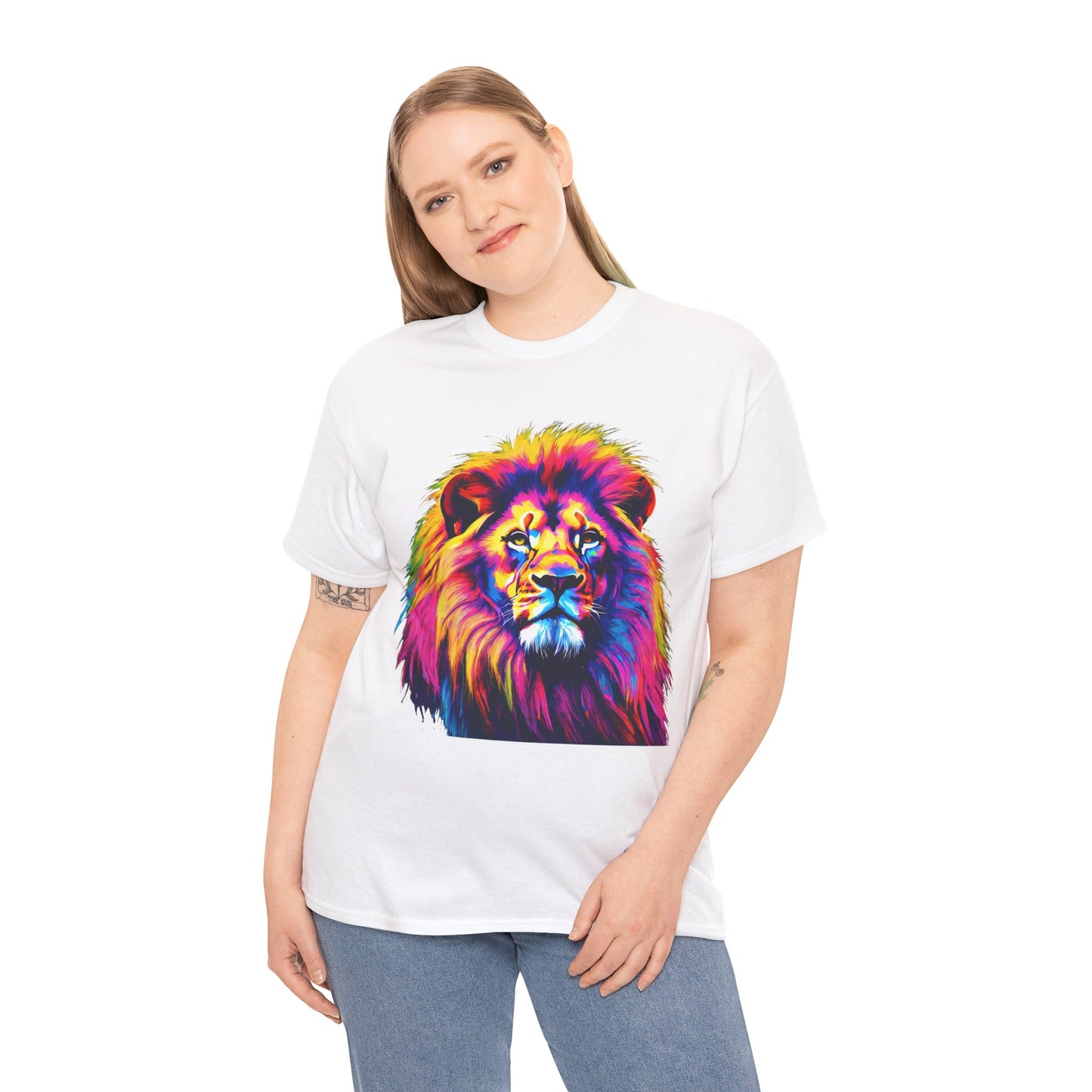 Lion Art Pop T-Shirt Flashlander