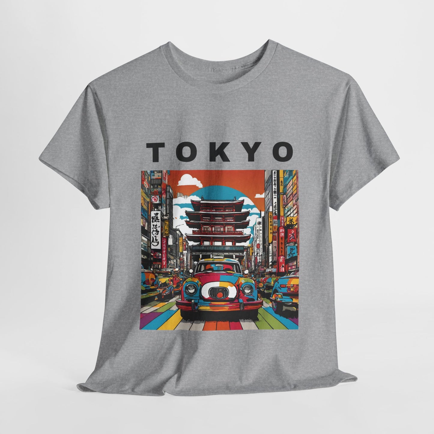 Tokyo Vintage Street Art Pop - Flashlander Gym Shirt