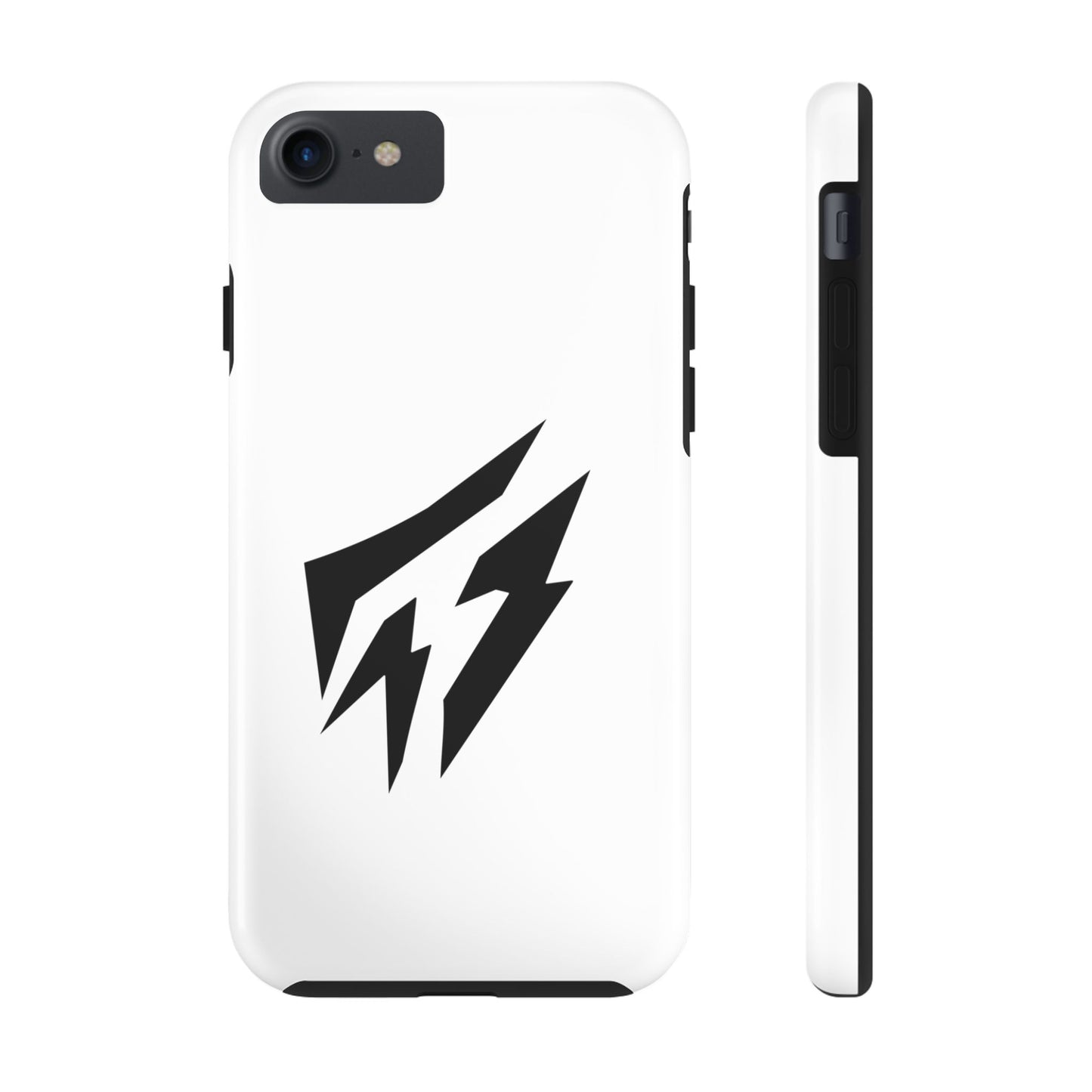 Flashlander Thunders Tough Phone Cases for all Iphone and Samsung Galaxy White