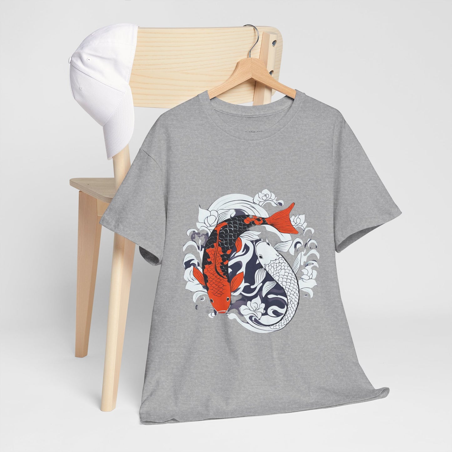 Yin Yang Japanese Koi Fish Flashlander Gym Shirt