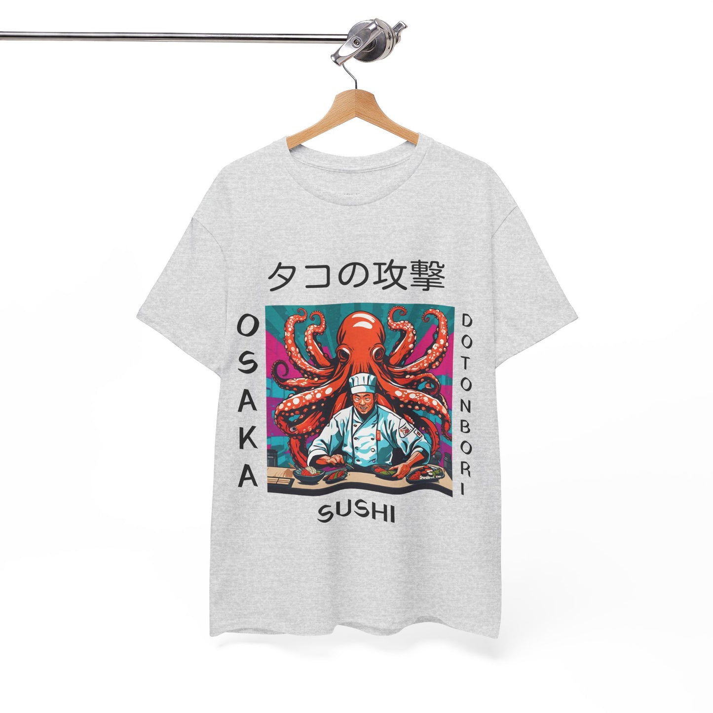 Octopus Escape Sushi Chef - Flashlander Gym Shirt