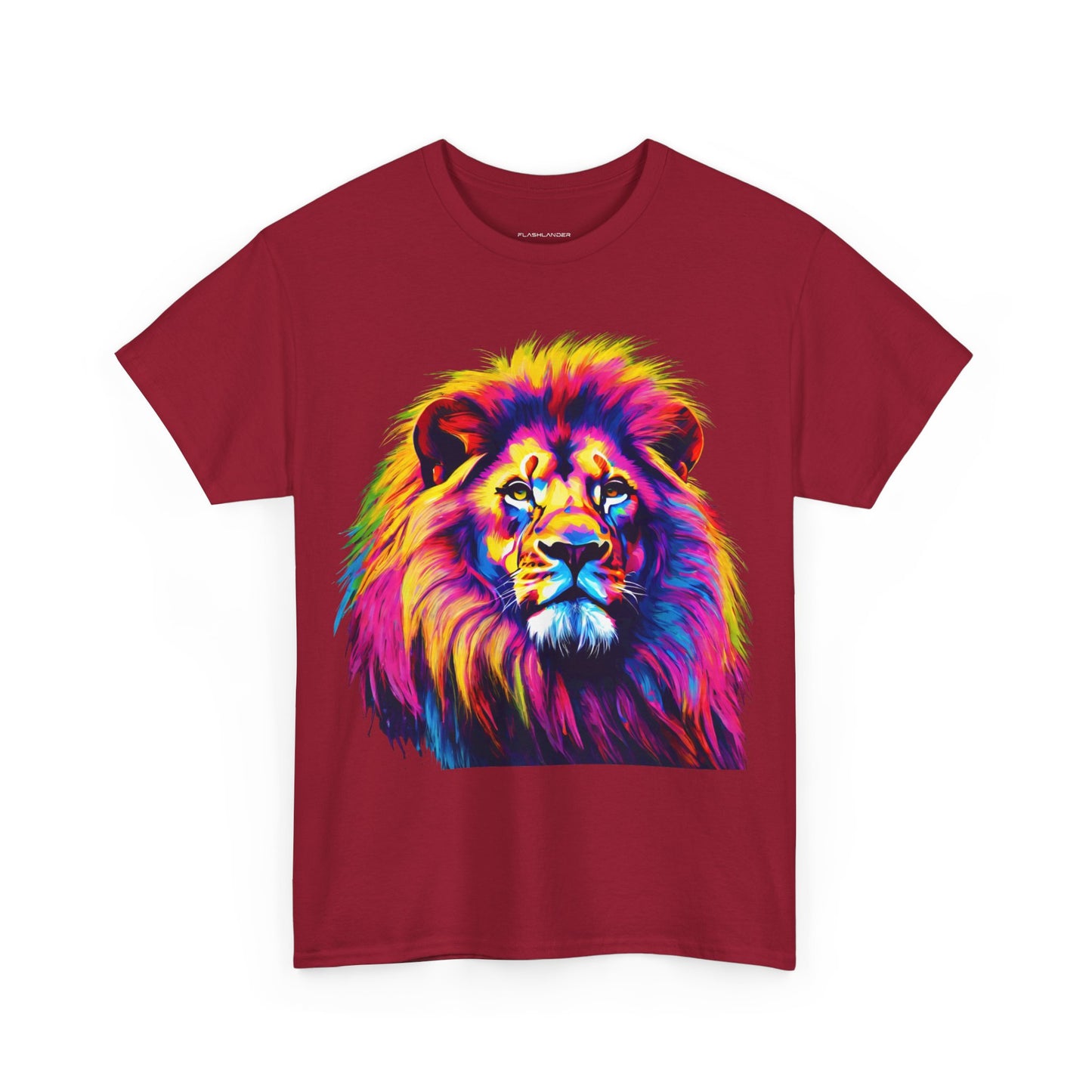 Lion Art Pop T-Shirt Flashlander