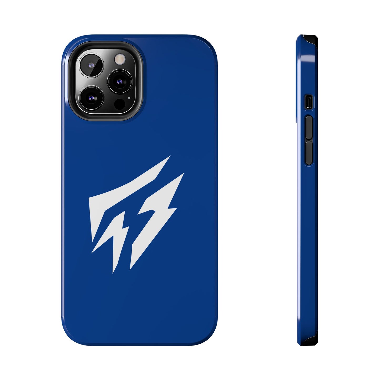 Flashlander Thunders Tough Phone Cases for all Iphone and Samsung Galaxy Dark Blue