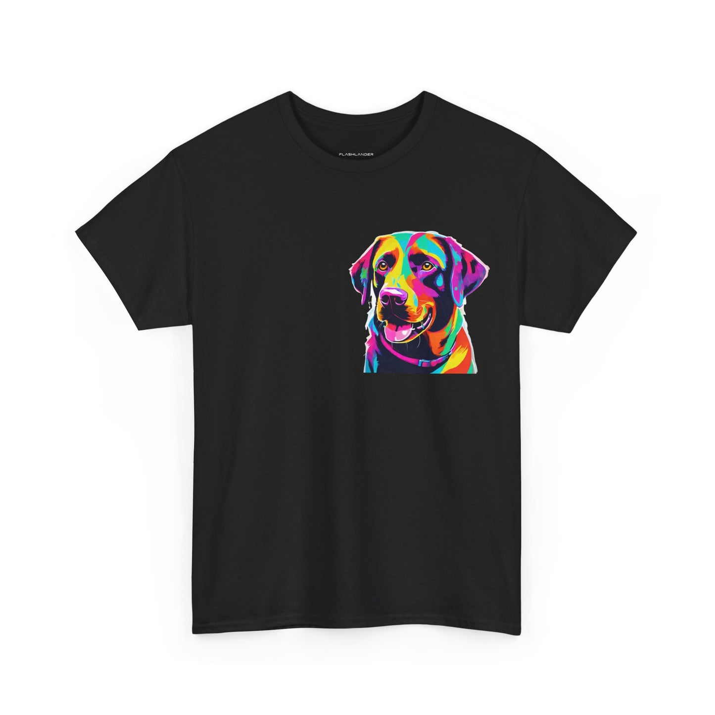 Pop Art Lab Dog in the Heart Flashlander Gym Shirt