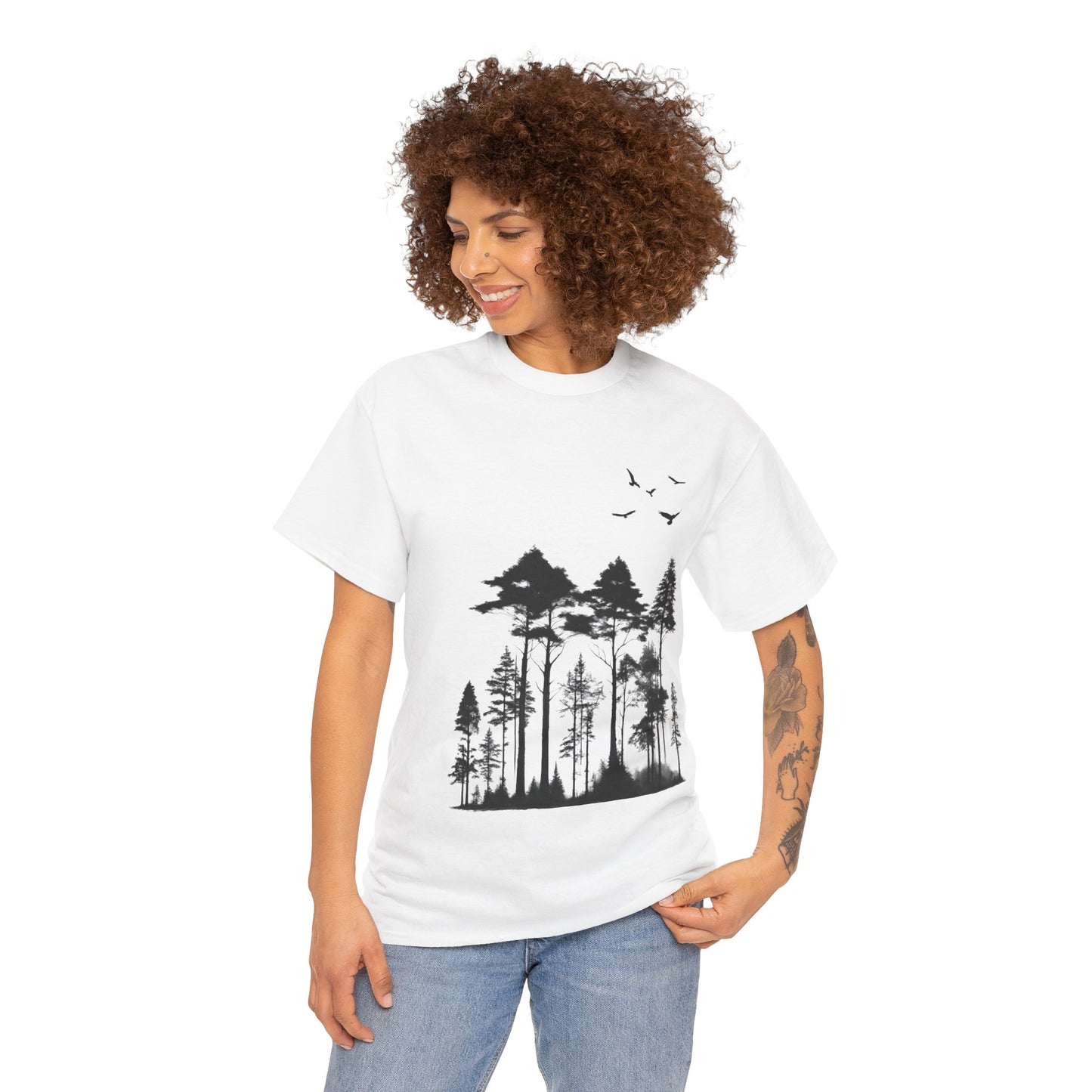 T-shirt de sport Pine Tree Forest Flashlander