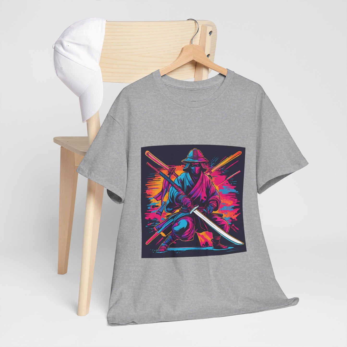 Samurai Warrior Sunset - Flashlander Gym Shirt