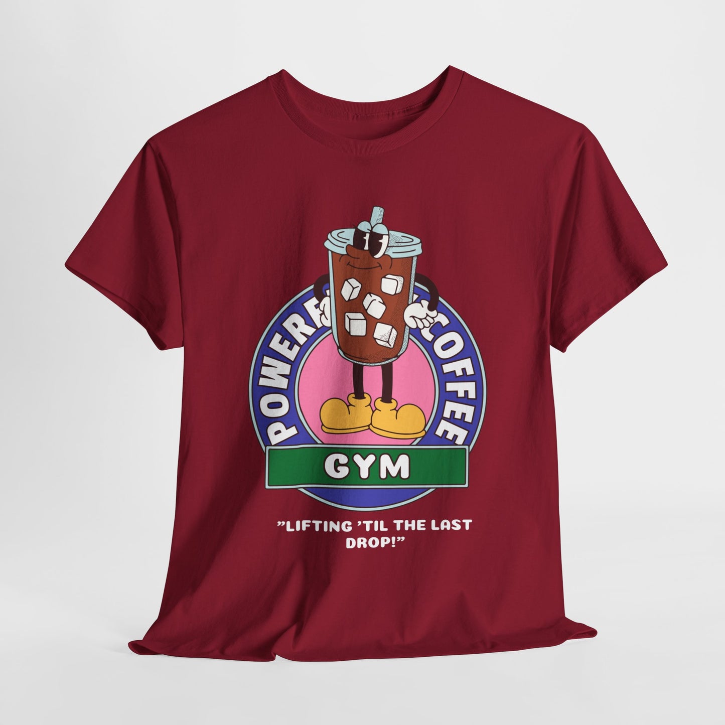 Power By Coffee Lifting 'Til The Last Drop   - Flashlander Gym Shirt