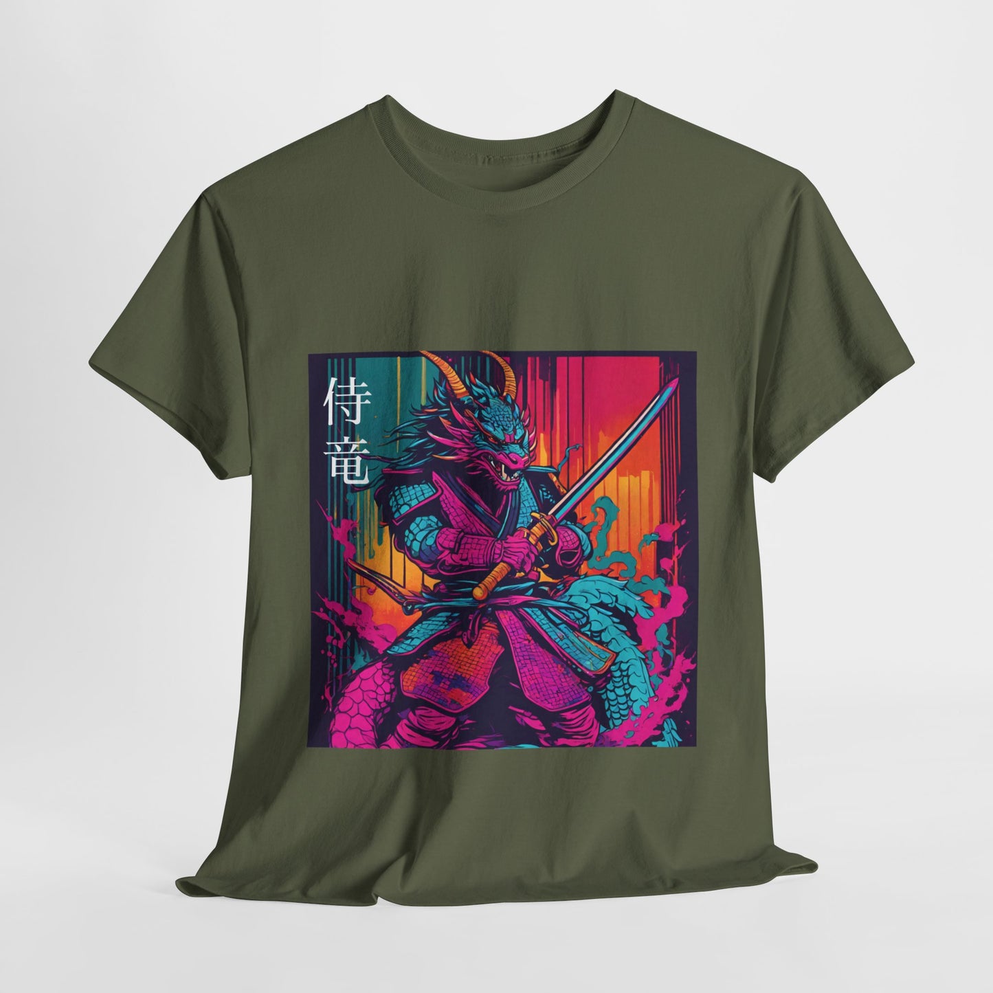 Dragon Samurai Pop Art - Flashlander Gym Shirt