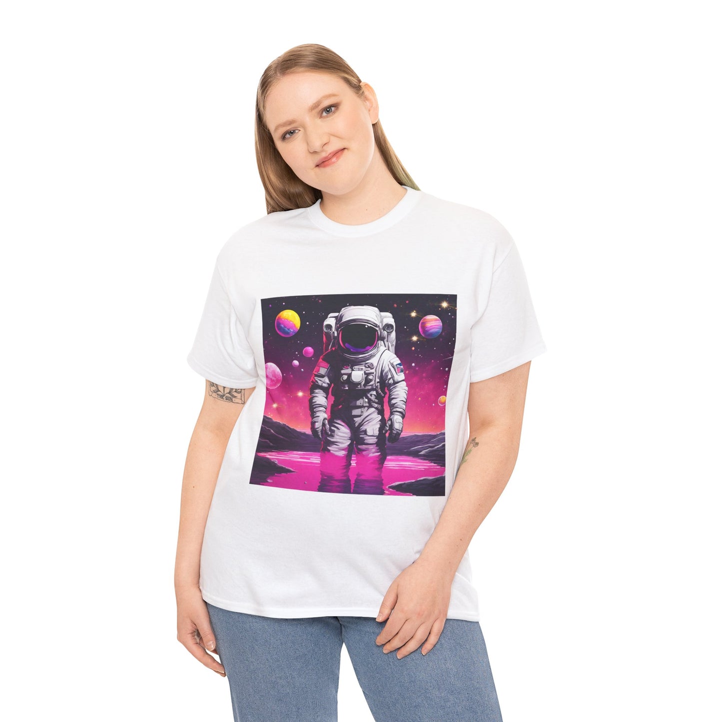 Astronaut Exploring New Worlds Flashlander Gym Shirt