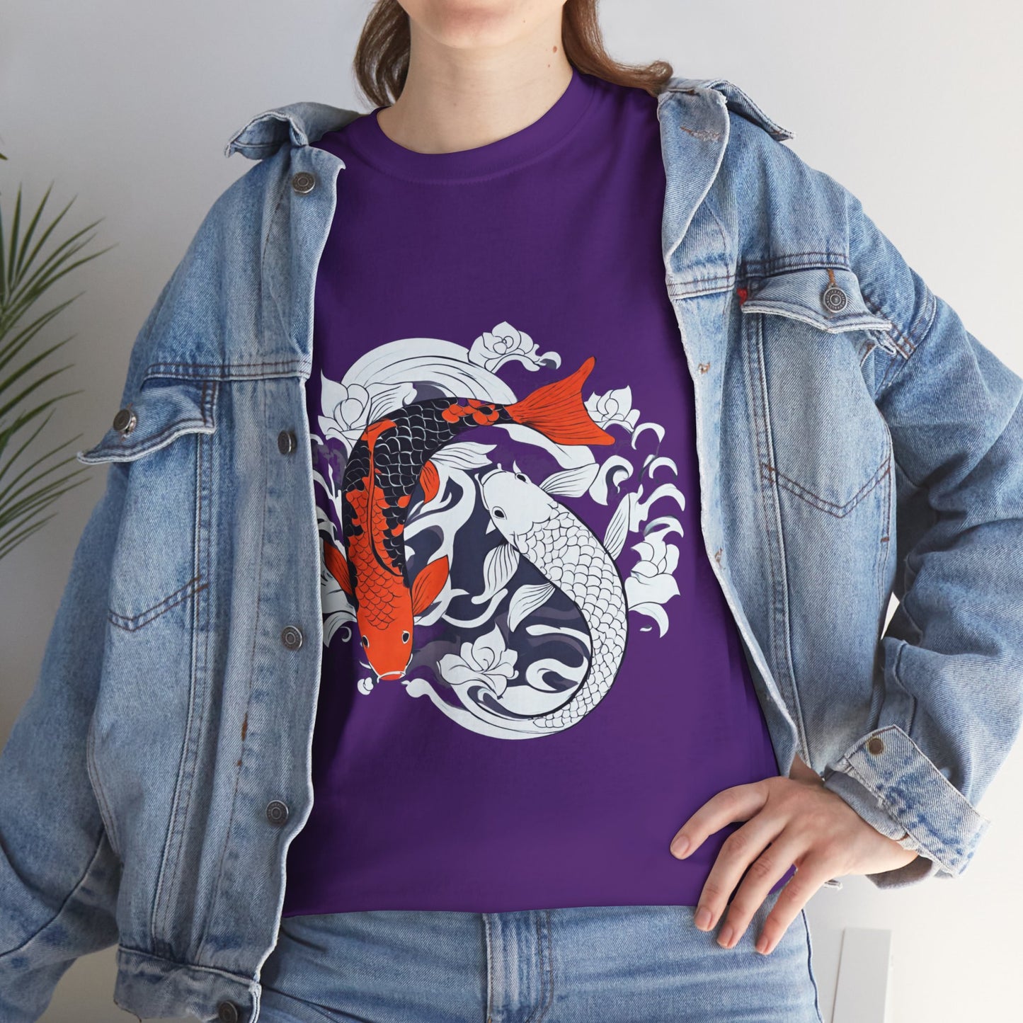 Yin Yang Japanese Koi Fish Flashlander Gym Shirt