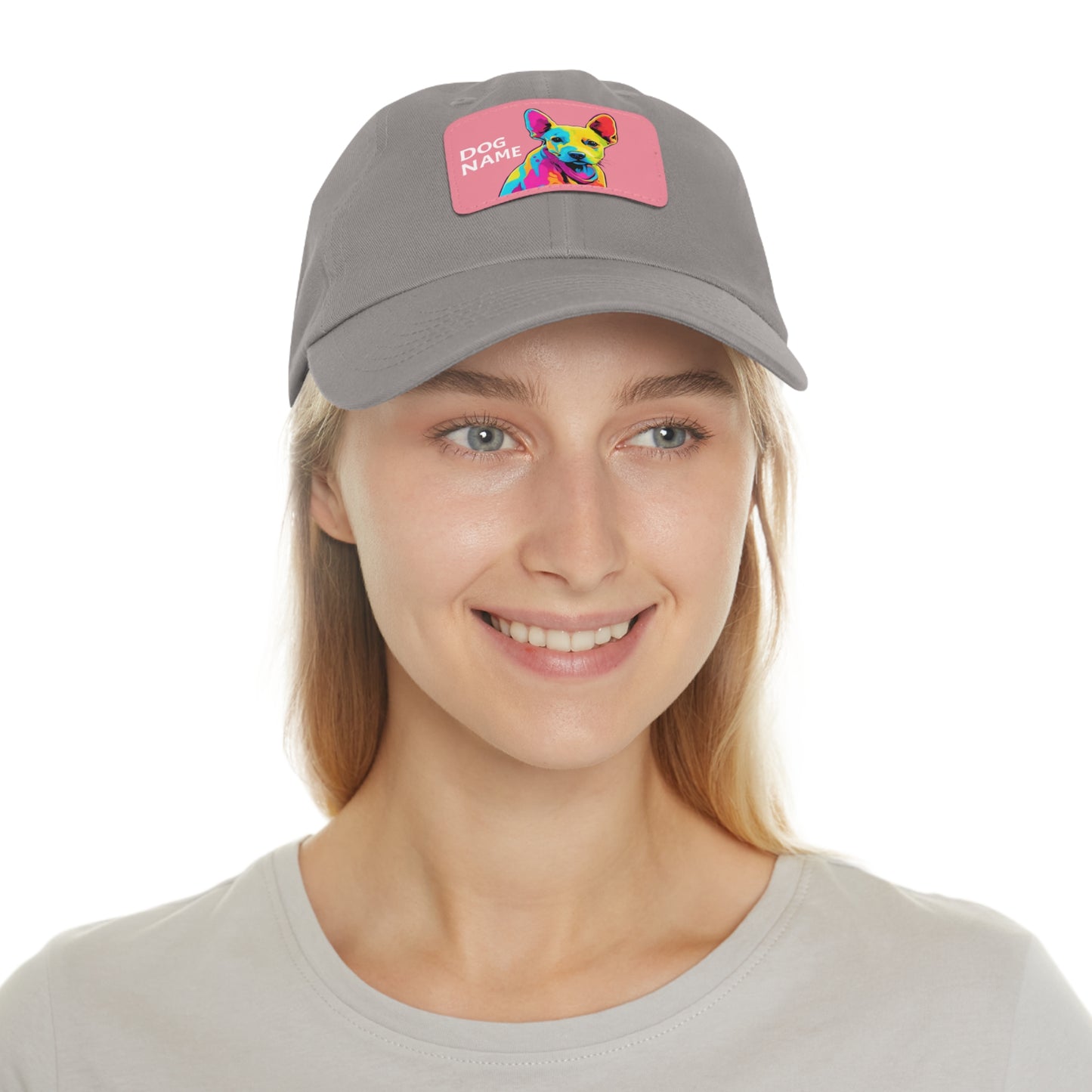 Pigbull Dog Hat Sportswear Cap Pigbull Pop Art Hat Dad Hat with Patch (Rectangle) Baseball Cap Pigbull Cap Pigbull Hat Pigbull Dog Hat Pigbull Dog Cap