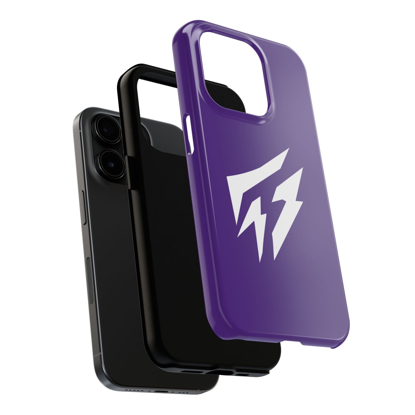 Flashlander Thunders Tough Phone Cases for all Iphone and Samsung Galaxy Purple