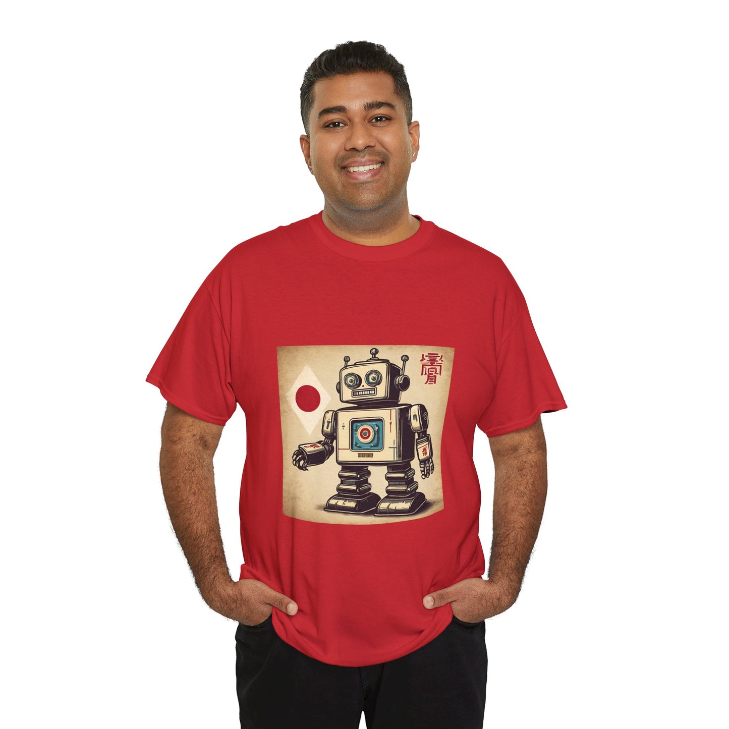 Camiseta deportiva con diseño de robot japonés vintage - Flashlander