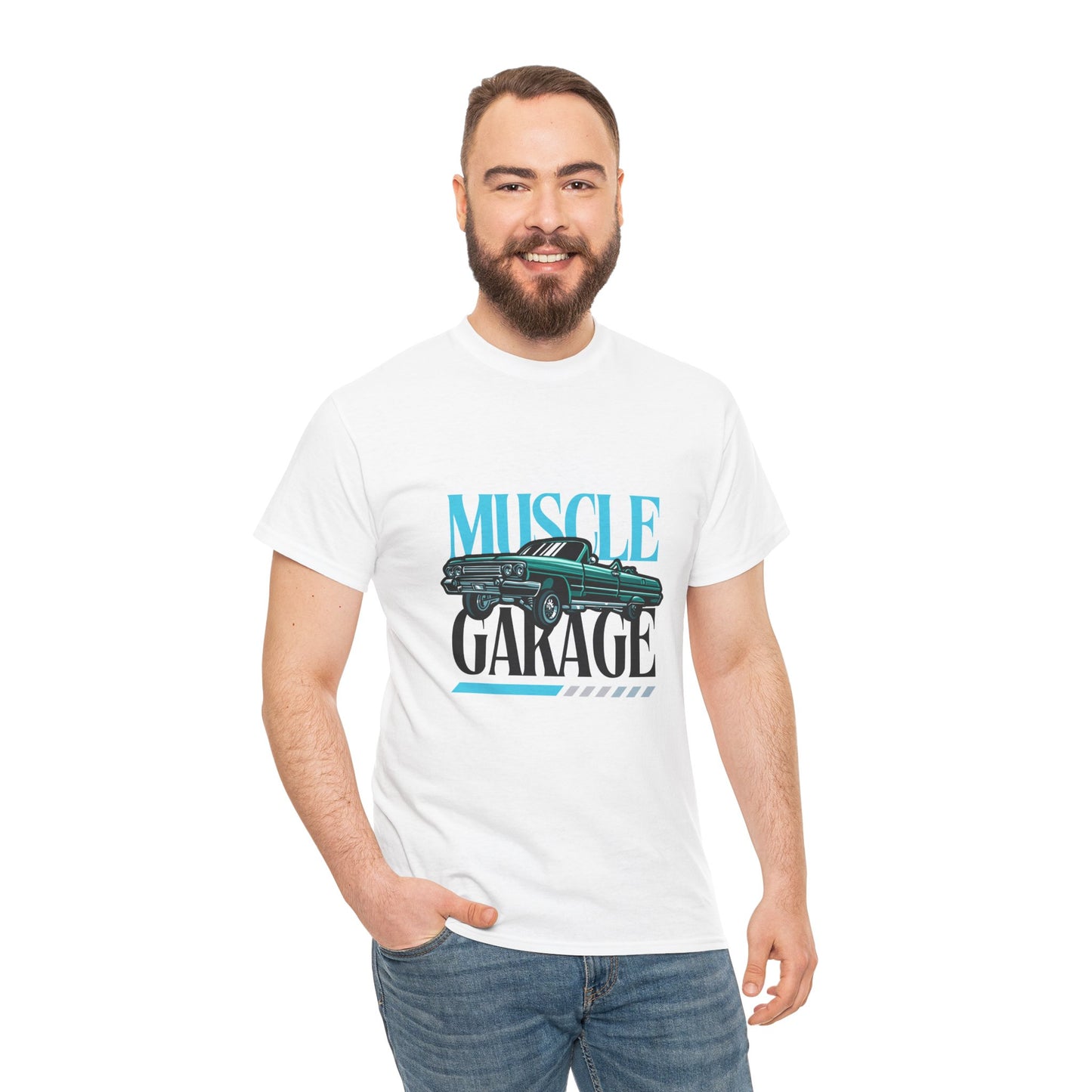 Garage de voitures vintage Muscle - T-shirt de sport Flashlander