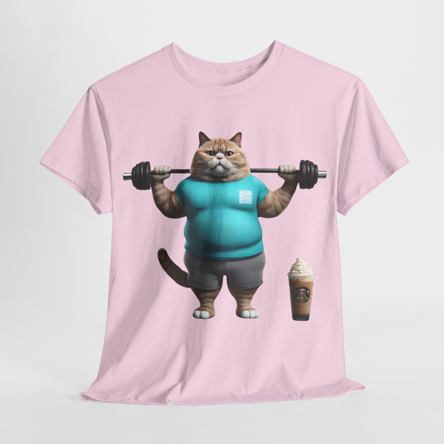 Funny Fat Cat Lifting - Flashlander Gym Shirt