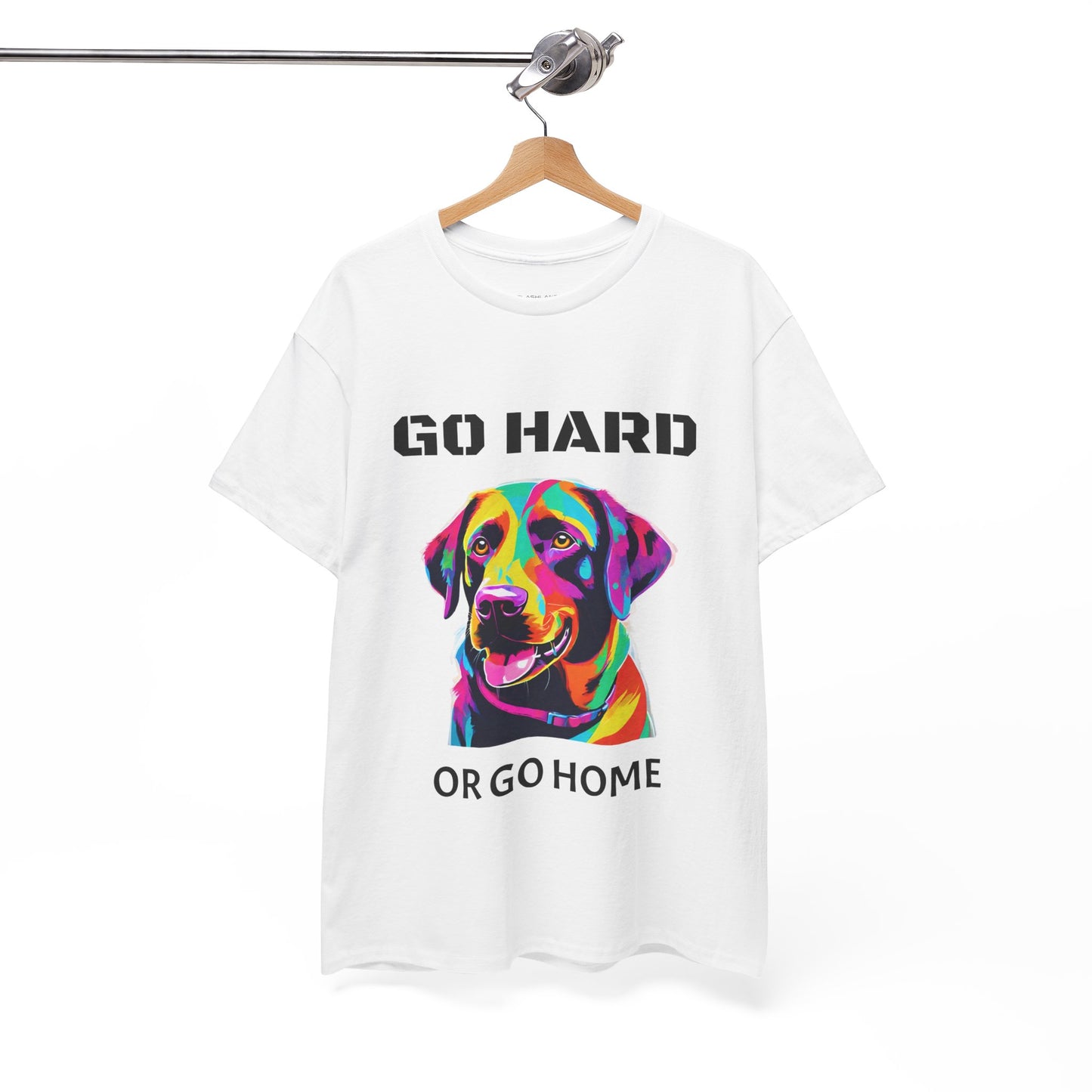 Labrador Retriever Dog Pop Art  - Go Hard Or Go Home Flashlander Gym Shirt